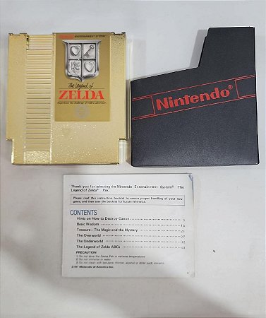 The legend of Zelda- Nintendo NES (USADO)