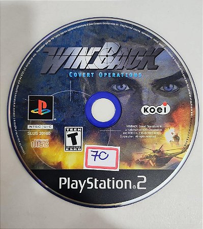 Winback Convert Operations - PS2 ( APENAS DISCO)