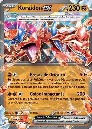 Koraidon ex (121/217) ( Foil - Heróis Excelsos NM )