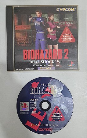 Biohazard 2 - PS1 - Somente disco do leon