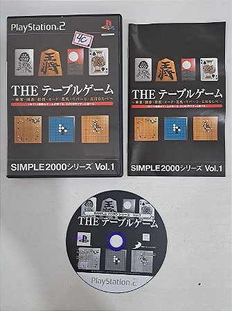 Simple 2000 Series Vol: 1 The Table Game PS2 (USADO)