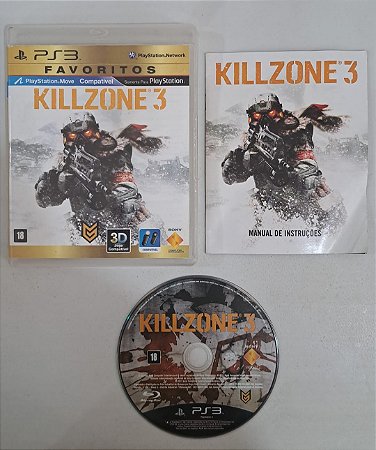 killzone 3 Edição Favoritos - PS3 (USADO)