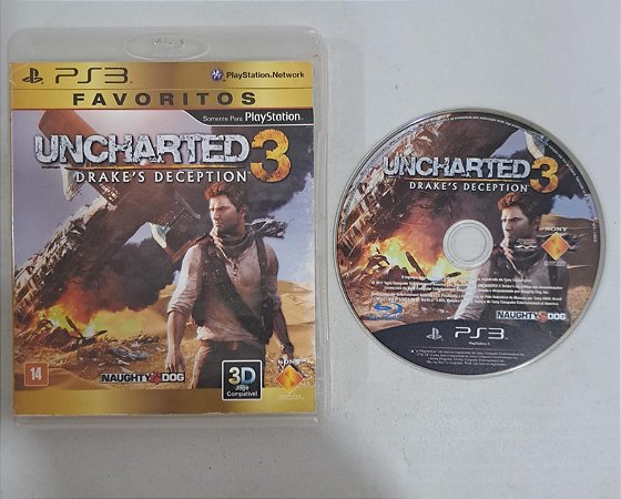Uncharted 3 Edição Favoritos PS3 (USADO)