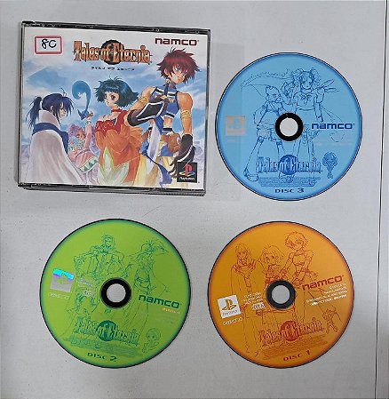 Tales of Eternia PS1 JAP (USADO) - SEM MANUAL