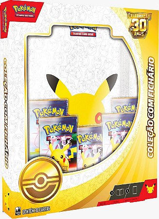 Kit Colecionável Megaevolução 5.5 - Binder Fichario Celebração 30 Anos ( Pré Venda Disponivel A partir de 16/09 )