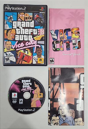 Gta Vice City com Manual e Mapa - PS2 ( ORIGINAL)