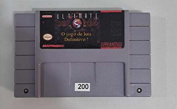 Mortal Kombat 3 Ultimate - SNES (RELABEL)