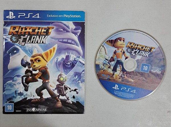 Ratchet Clank - PS4 CAPA DE PAPELÃO (USADO)