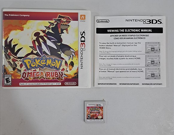 Pokemon Omega Ruby - Nintendo 3DS (USADO)
