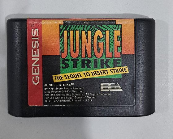 Jungle Strike :The Sequel to Desert Strike - Mega Drive (USADO)