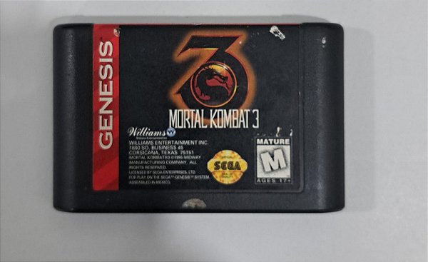 Mortal Kombat 3 - Mega Drive (USADO)