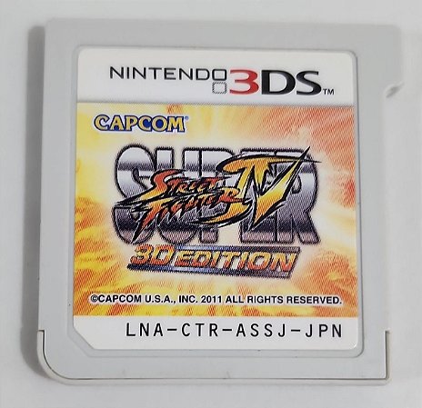 Super Street Fighter IV 3D Edition - Nintendo 3DS (APENAS CARTUCHO)