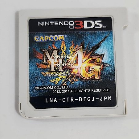 Monster Hunter 4G Japonês - Nintendo 3DS (Apenas cartucho)
