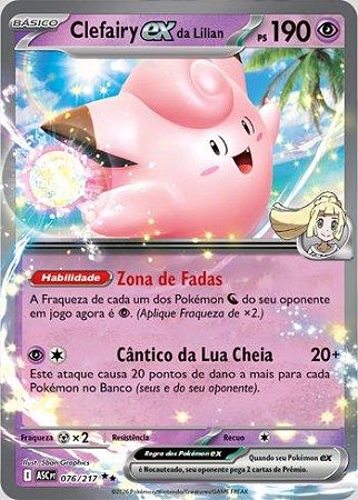 Clefairy ex da Lílian (076/217)( Foil - Heróis Excelsos NM )