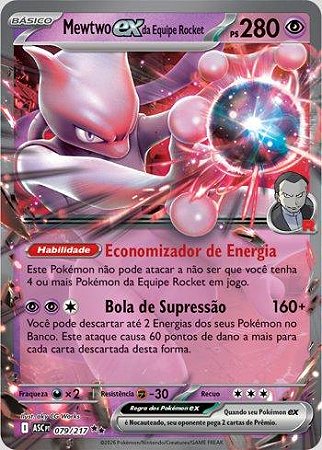 Mewtwo ex da Equipe Rocket (079/217)( Foil - Heróis Excelsos NM )