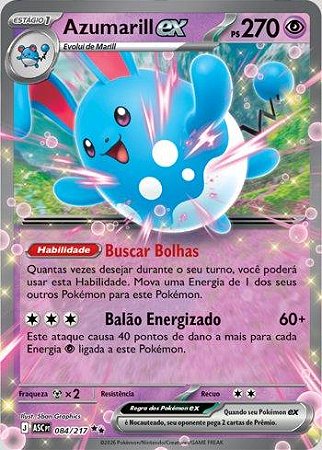 Azumarill ex (084/217)( Foil - Heróis Excelsos NM )