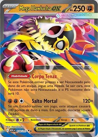 Mega Hawlucha ex (116/217)( Foil - Heróis Excelsos NM )