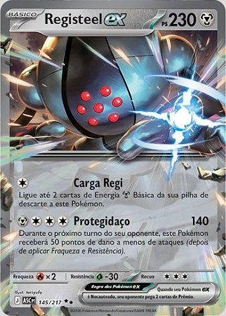 Registeel ex (145/217)( Foil - Heróis Excelsos NM )