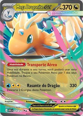 Mega Dragonite ex (152/217)( Foil - Heróis Excelsos NM )
