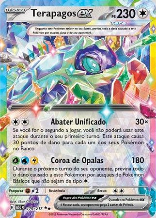 Terapagos ex (179/217)( Foil - Heróis Excelsos NM )
