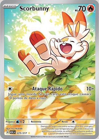 Scorbunny (225/217)( Foil - Heróis Excelsos NM )