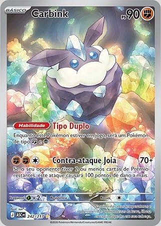 Carbink (242/217)( Foil - Heróis Excelsos NM )
