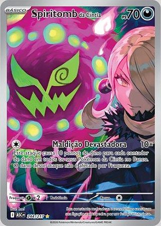 Spiritomb da Cíntia (244/217)( Foil - Heróis Excelsos NM )