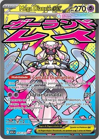 Mega Diancie ex (267/217)( Foil - Heróis Excelsos NM )