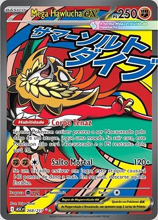 Mega Hawlucha ex (268/217)( Foil - Heróis Excelsos NM )