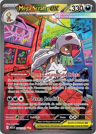 Mega Scrafty ex (285/217)( Foil - Heróis Excelsos NM )