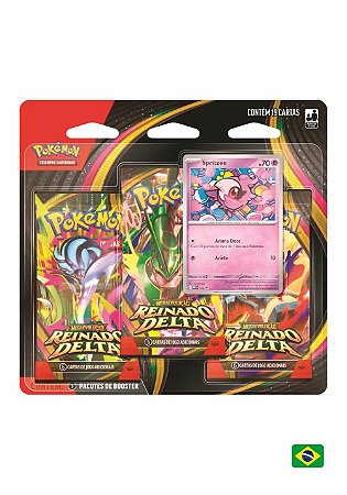 (PT-BR) Blister Triplo Megaevolução 6 - Reinado Delta - Spritzee