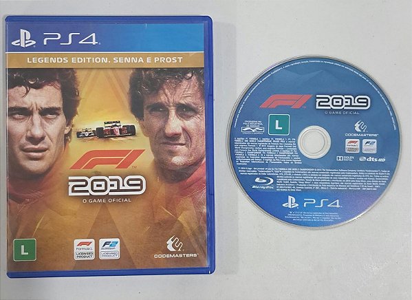 F1 2019 Legends Edition - Senna e Prost - PS4 (USADO)