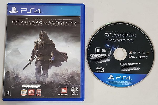Terra-Média Sombras de Mordor - PS4 ( USADO )