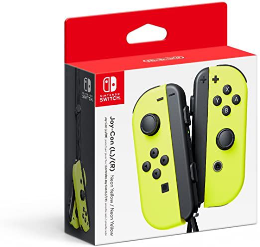Joy-Con (L/R) Amarelo Neon - Nintendo Switch ( NOVO )