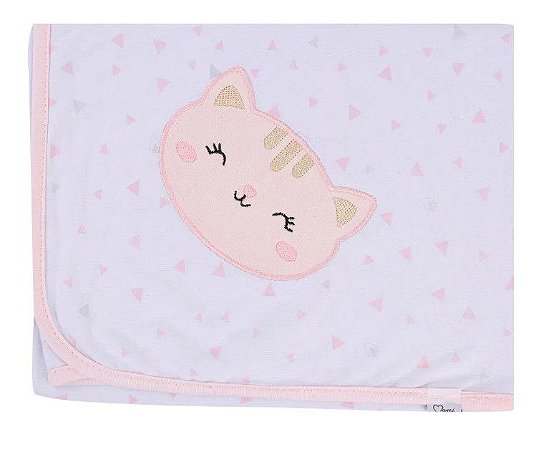Manta Papi Mami Bichuus Bordada - Rosa