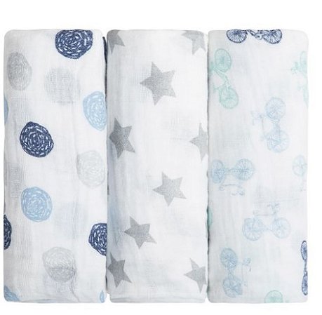 Kit Cueiro Papi Soft - 3 Peças - Bola Fofa - 80 x 80 cm