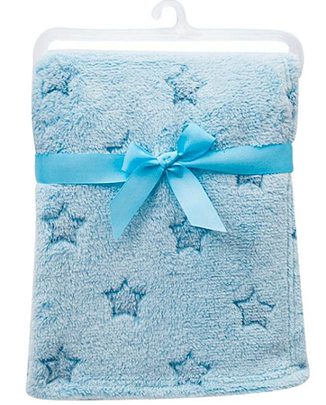 Mantinha Cobertor Estrelinhas Azul - Buba