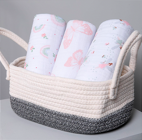 Cueiro Swaddle Papi Soft Estampado 80 x 80 cm - Arco de Flores