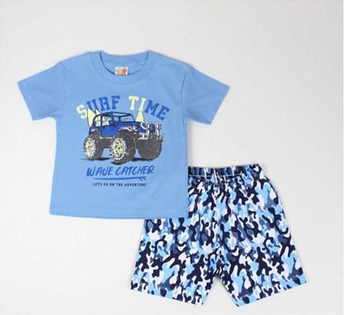 Conjunto Surf Time - Tam. 1 e 2