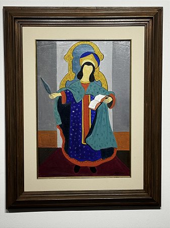 Djanira. OST. Assinado. Emoldurado. 53/37 cm