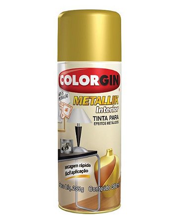 Spray Metallik Dourado 350ml