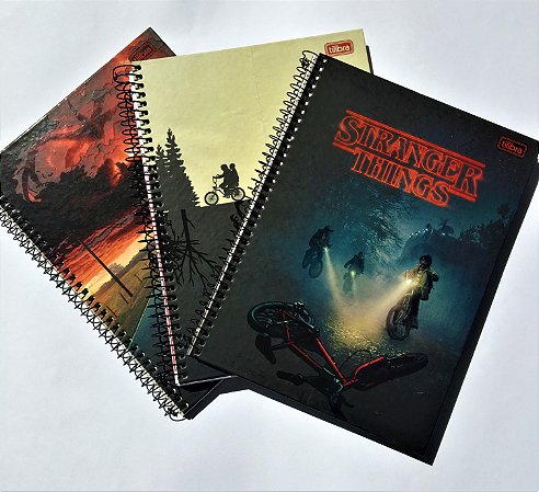 Oferta Caderno Capa Dura 10 Matérias 160 Folhas Stranger Things Tilibra na  Zaffari