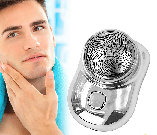 Mini Barbeador Elétrico Portátil Recarregável Aparador De Pelos