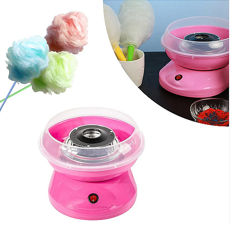 Maquina De Algodão Doce Elétrica Portatil Crianças Mini 110v