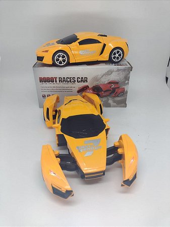 Brinquedo Carro Robo Bate e Volta 2 Em 1 Fast & Honor 7