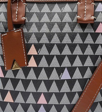 BOLSA MINI NINA SCHUTZ TRIANGLE PRETA