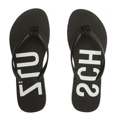 Chinelo Schutz Logo Preto Black