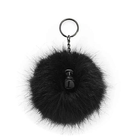 CHAVEIRO MACACO KIPLING POMPOM MONKEY - PRETO