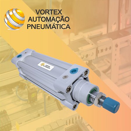 Cilindro Pneumático Iso 6431 Dupla Ação Ø125 X 400mm Curso