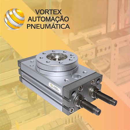 Atuador Rotativo Magnético Pneumático Dupla Ação Modelo 10